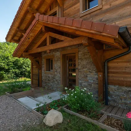 シャレー D'exception 10 Personnes Avec Sauna Privatif Et Piscine Naturelle - Le Domaine Des Fleurs *