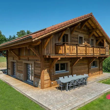 Chalet D'Exception 10 Personnes Avec Sauna Privatif Et Piscine Naturelle - Le Domaine Des Fleurs Gerardmer