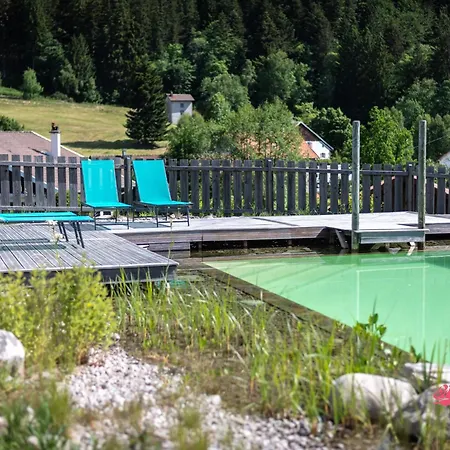 Chalet D'Exception 10 Personnes Avec Sauna Privatif Et Piscine Naturelle - Le Domaine Des Fleurs Gerardmer